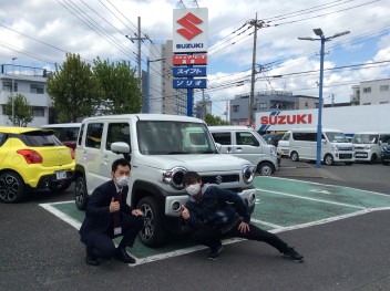 ハスラーご納車ありがとうございました！